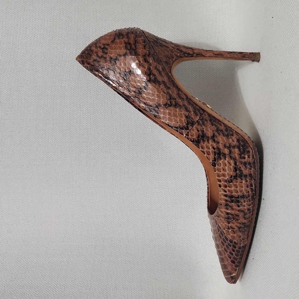 Tory Burch Heels Size 7.5 | Tory Burch Snakeskin Heels 7½